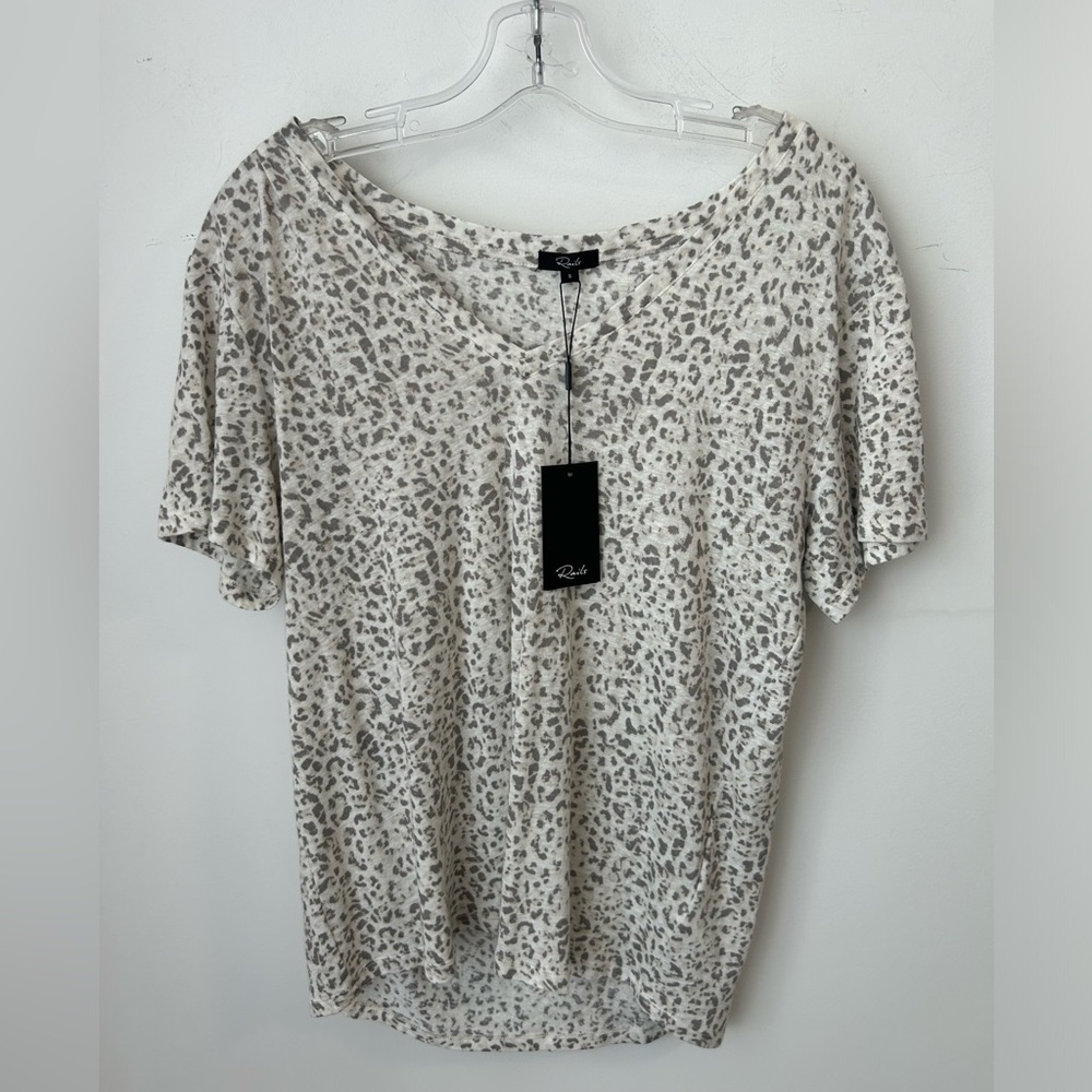 Rails cheetah print top